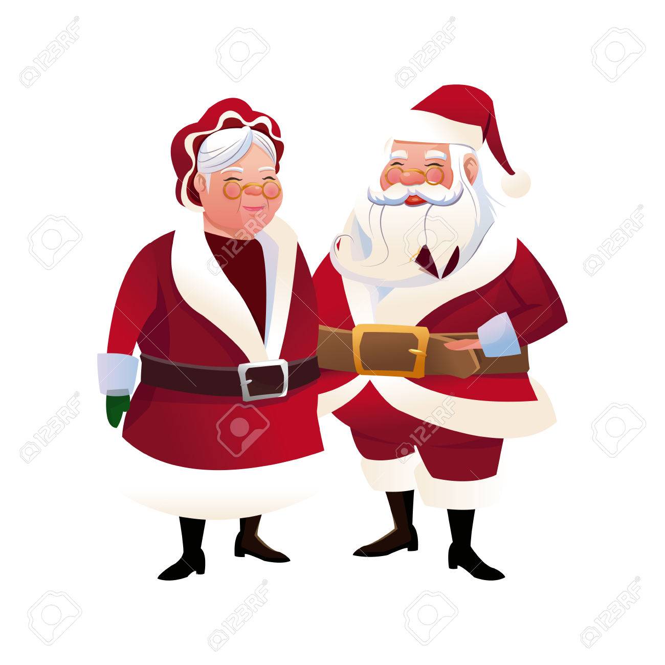 Detail Mr And Mrs Claus Clipart Nomer 16