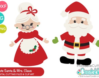 Detail Mr And Mrs Claus Clipart Nomer 24