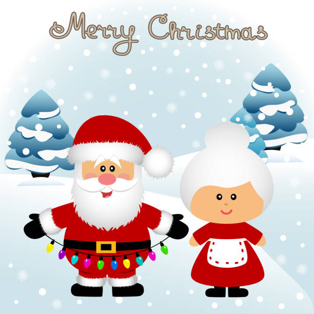 Detail Mr And Mrs Claus Clipart Nomer 36