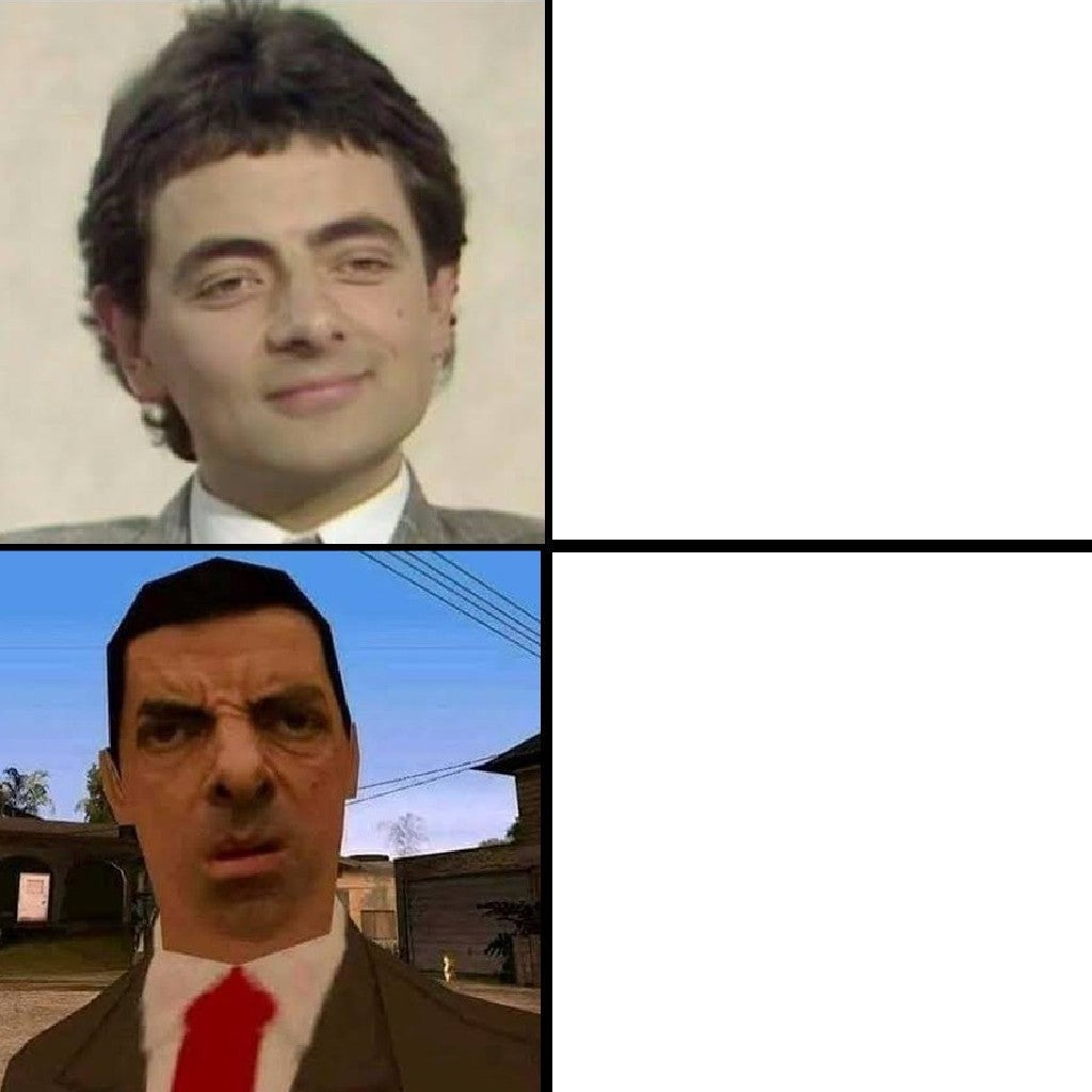 Download Mr Bean Meme Blank Nomer 5