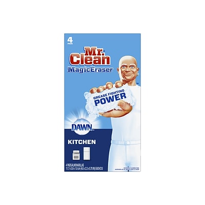 Detail Mr Clean Magic Eraser 4 Pack Nomer 3
