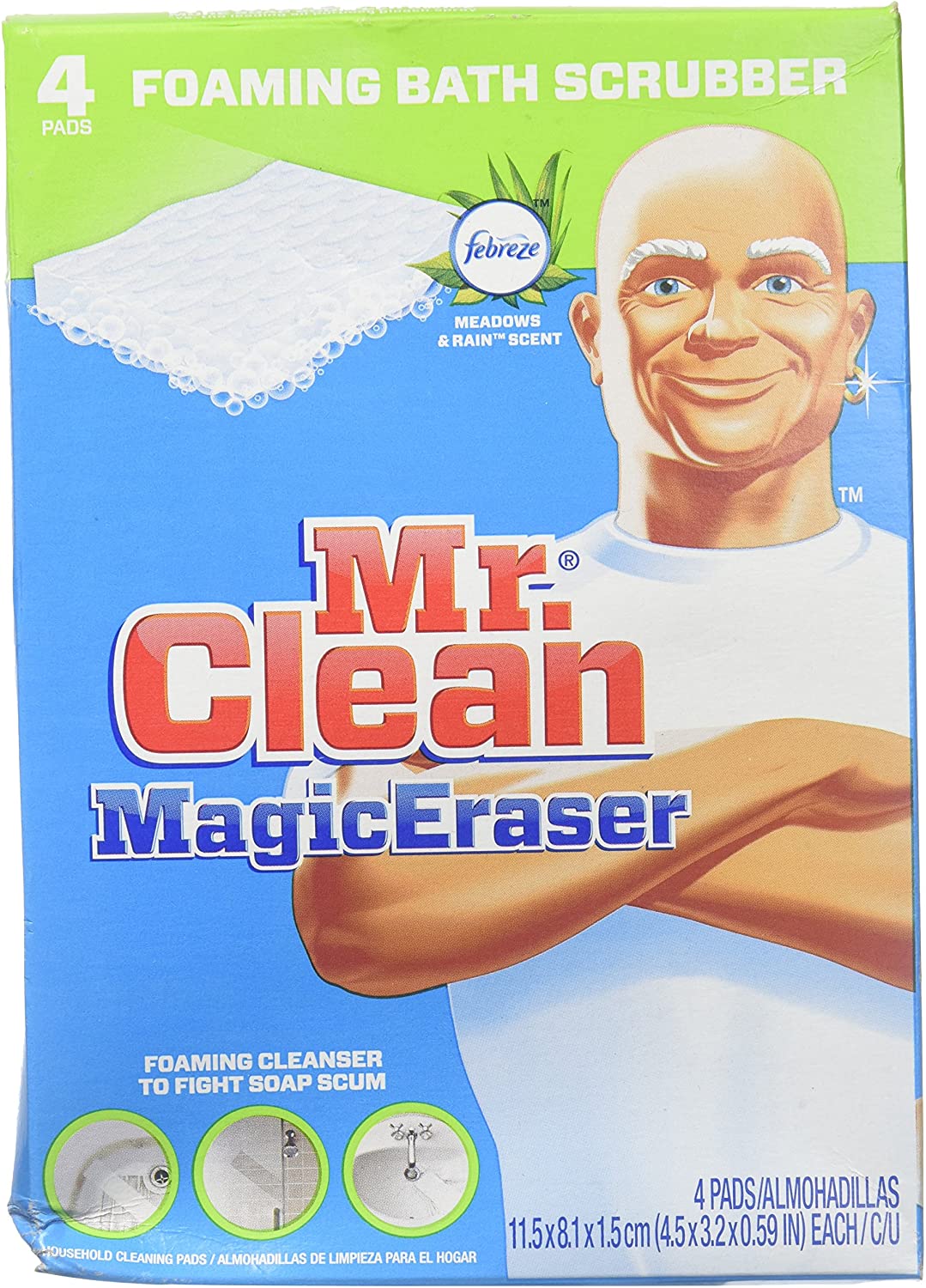 Detail Mr Clean Magic Eraser 4 Pack Nomer 9