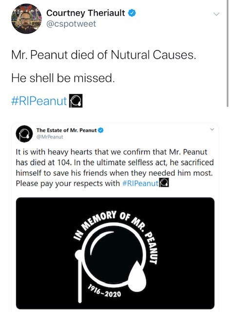 Detail Mr Peanut Death Meme Nomer 53