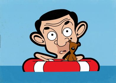 Detail Mrbean Swimming Nomer 22