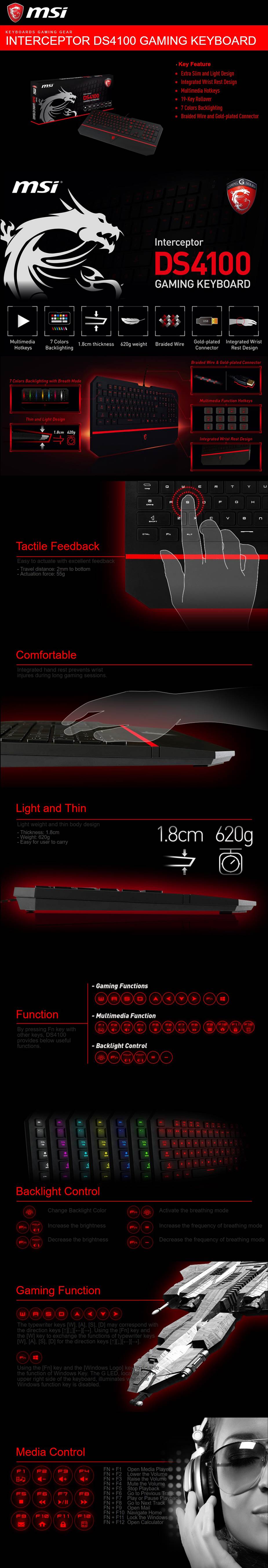 Detail Msi Ds4100 Keyboard Nomer 19