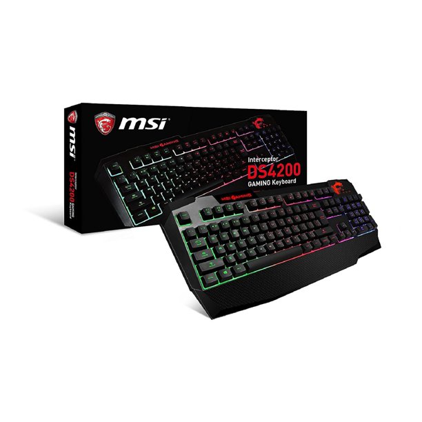 Detail Msi Gaming Keyboard Interceptor Ds4200 Mechanical Nomer 12