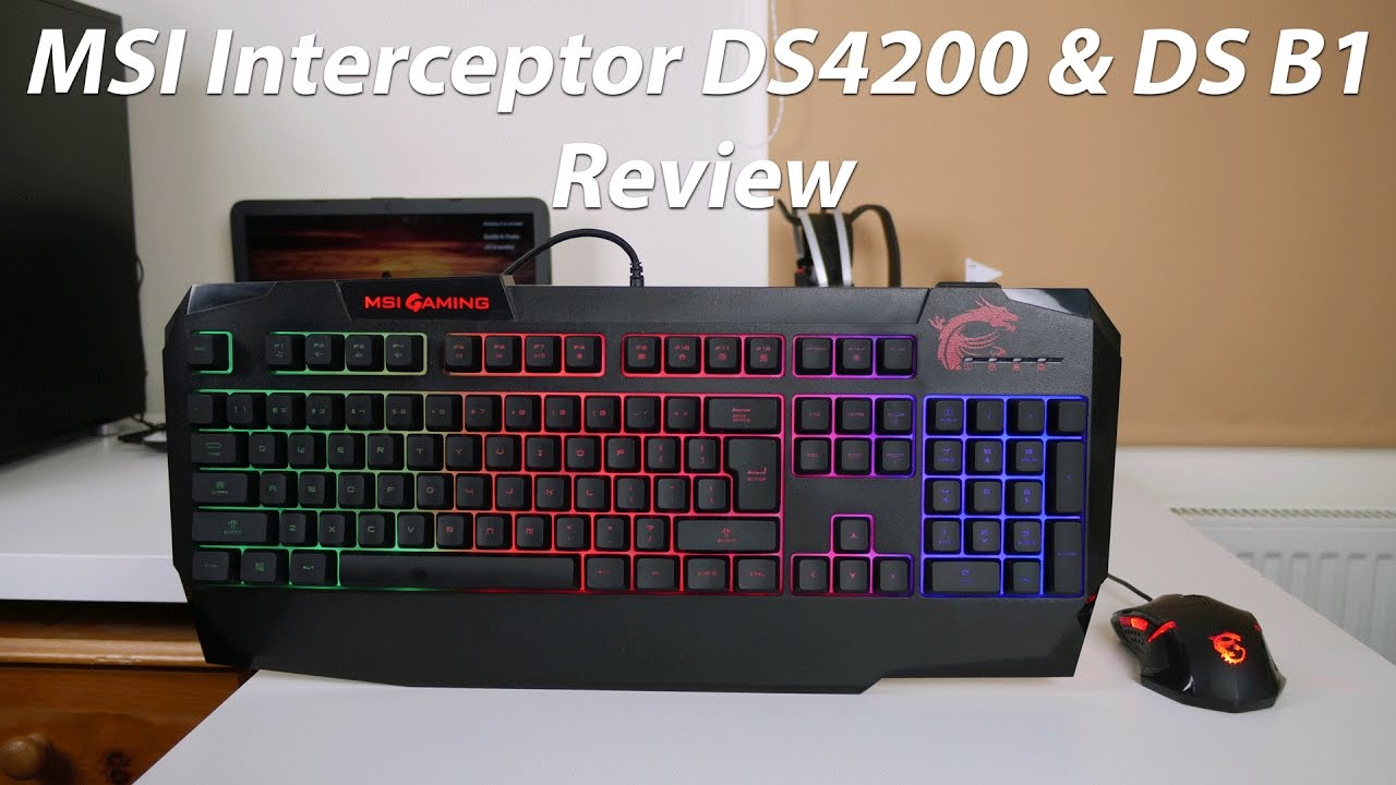 Detail Msi Gaming Keyboard Interceptor Ds4200 Mechanical Nomer 6