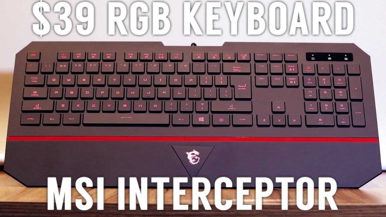 Detail Msi Gaming Keyboard Interceptor Ds4200 Mechanical Nomer 59