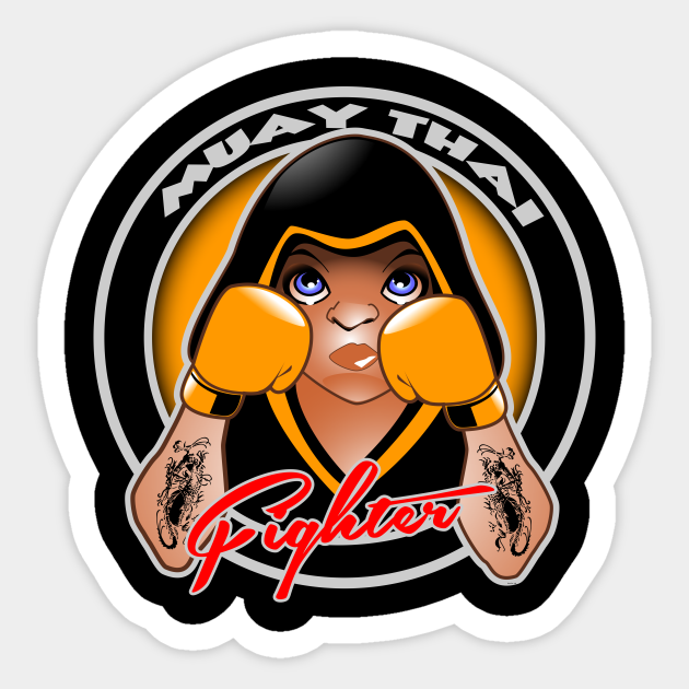 Detail Muay Thai Sticker Nomer 12