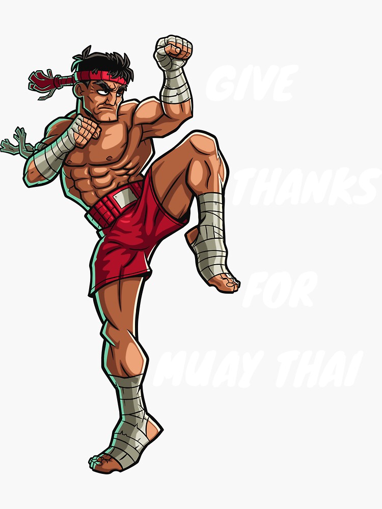 Detail Muay Thai Sticker Nomer 35