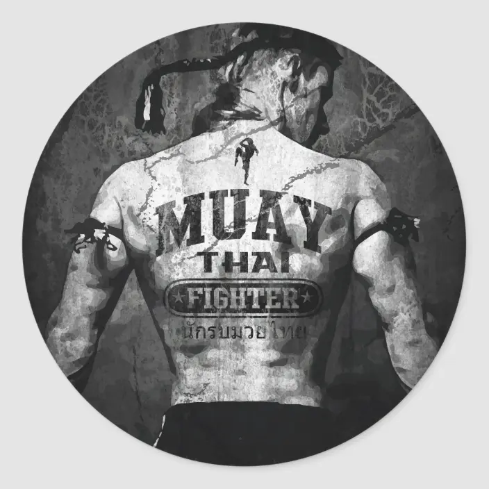 Detail Muay Thai Sticker Nomer 44