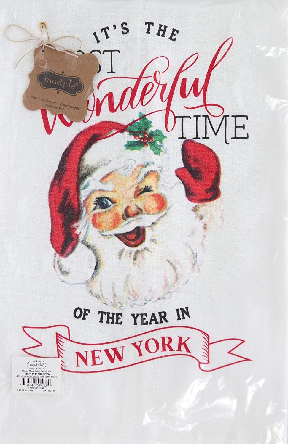 Mud Pie Christmas Towel - KibrisPDR