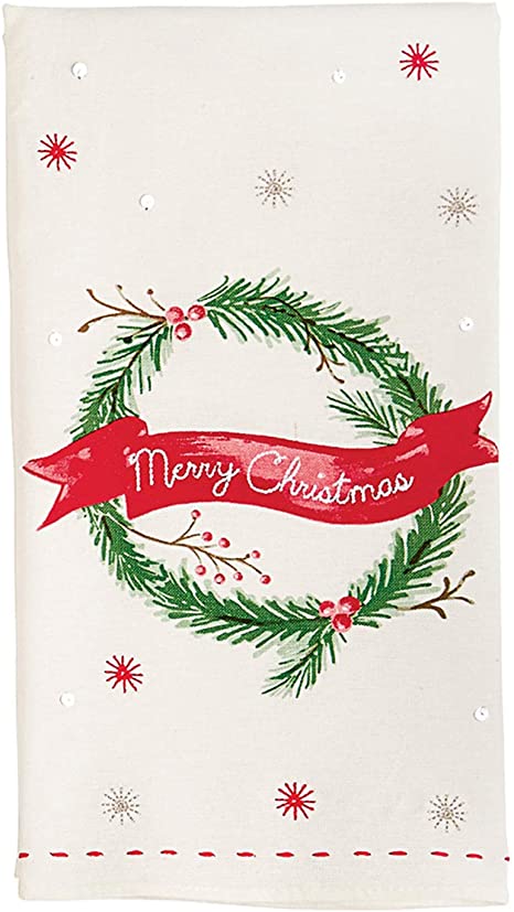 Detail Mud Pie Christmas Towel Nomer 14
