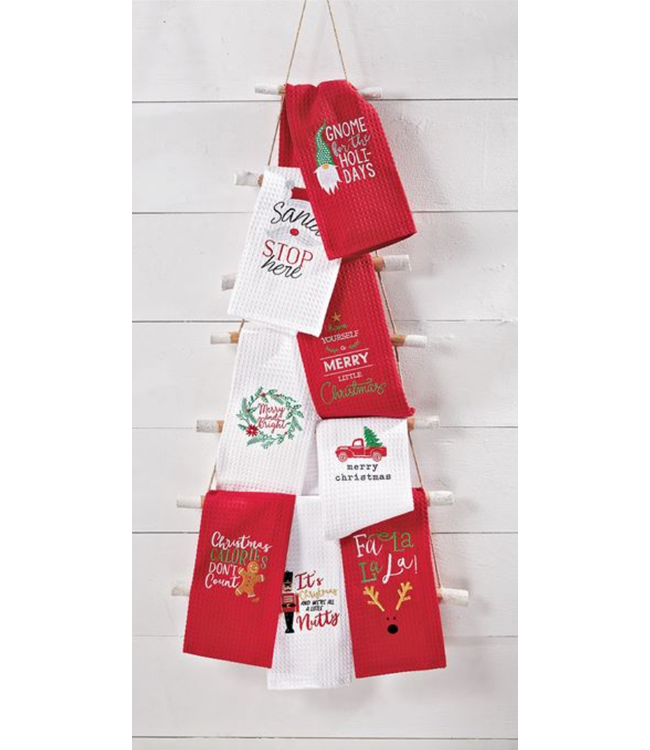 Detail Mud Pie Christmas Towel Nomer 20