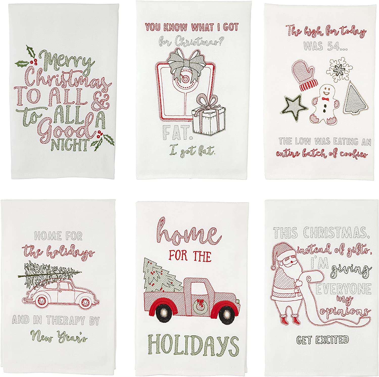 Detail Mud Pie Christmas Towel Nomer 55