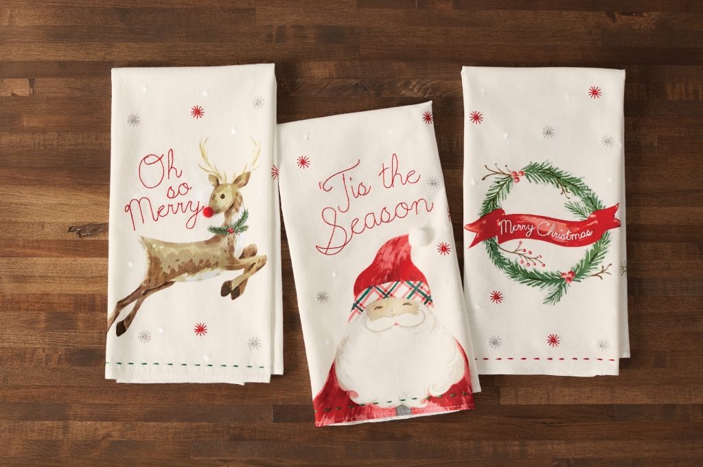Detail Mud Pie Christmas Towel Nomer 9