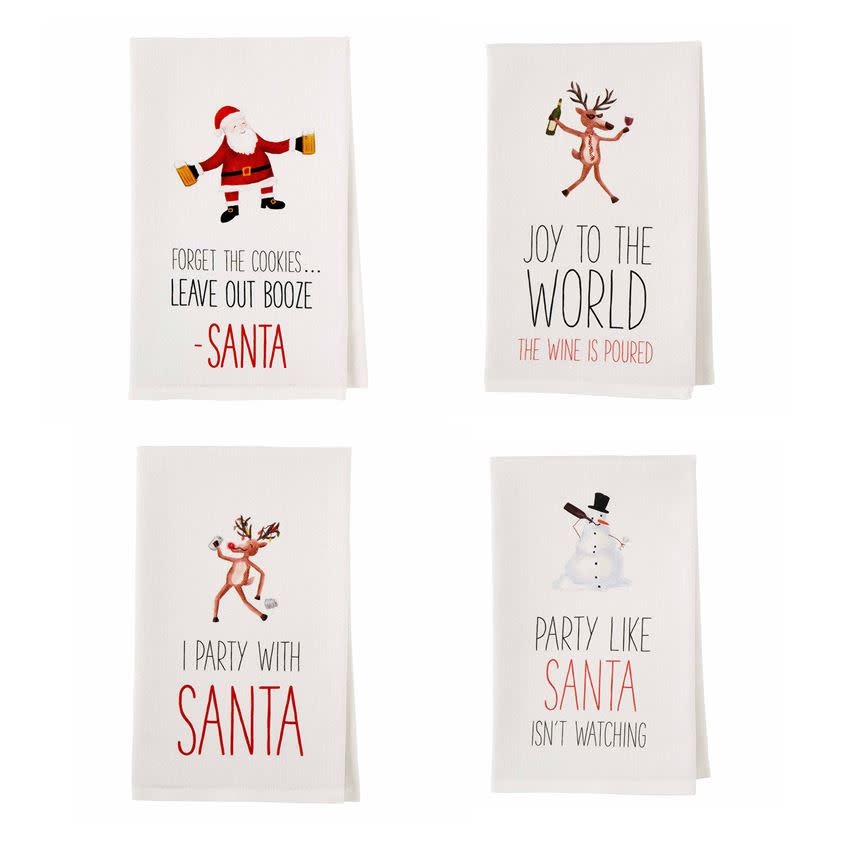 Detail Mud Pie Christmas Towel Nomer 10