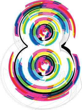 Detail Logo Angka 8 Nomer 37