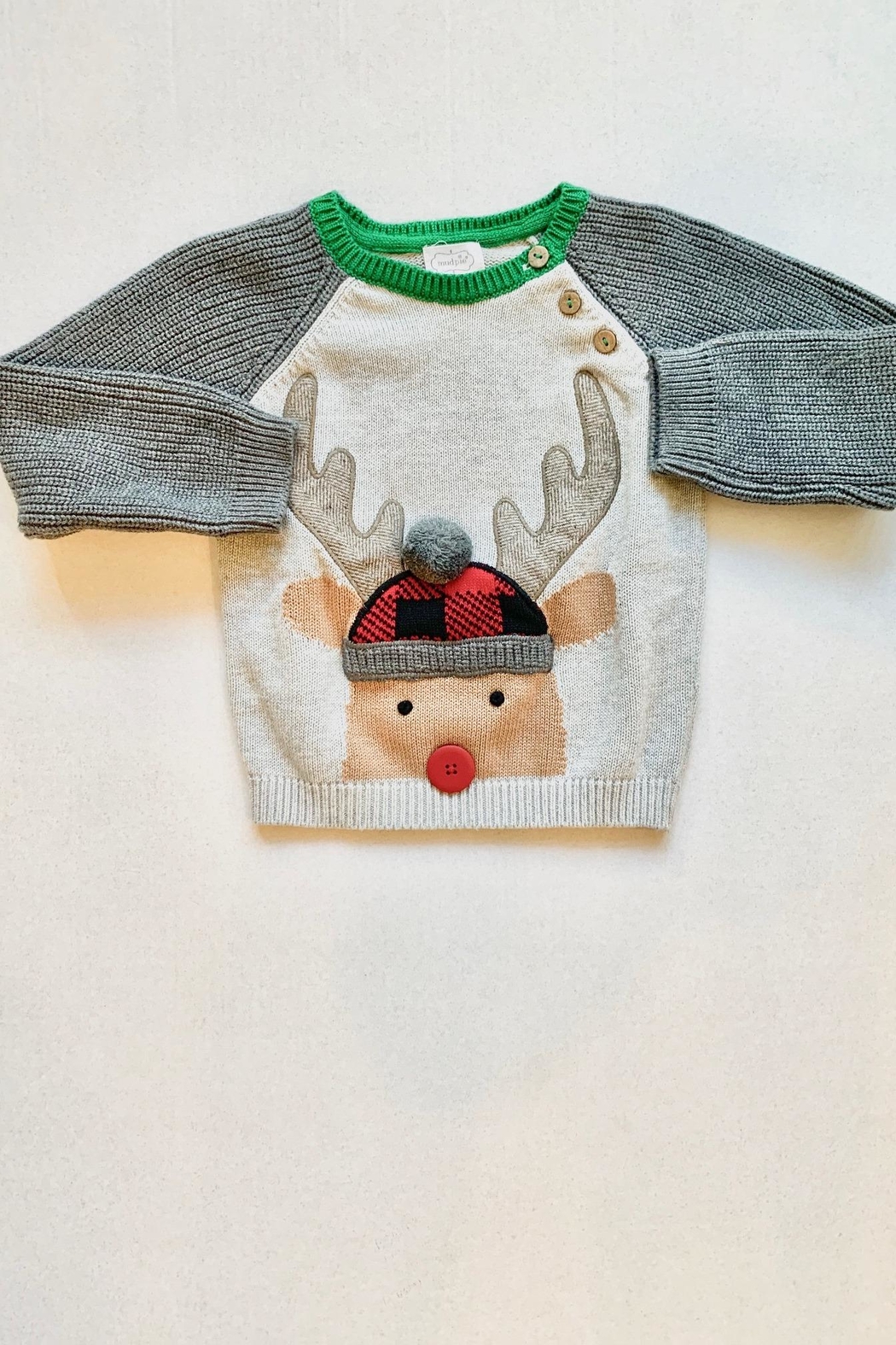 Detail Mud Pie Reindeer Sweater Nomer 16