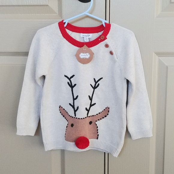 Detail Mud Pie Reindeer Sweater Nomer 19