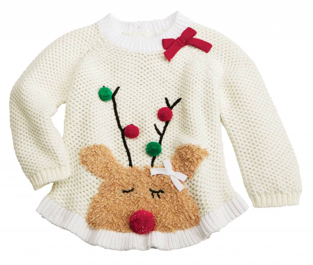 Detail Mud Pie Reindeer Sweater Nomer 3