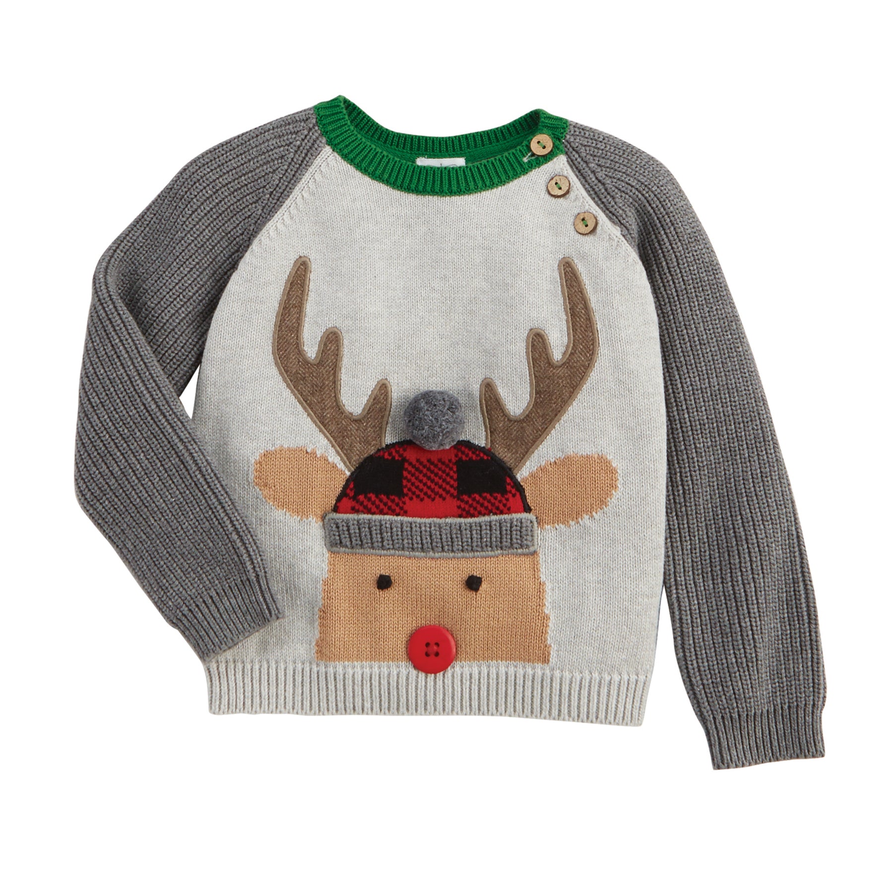 Detail Mud Pie Reindeer Sweater Nomer 4
