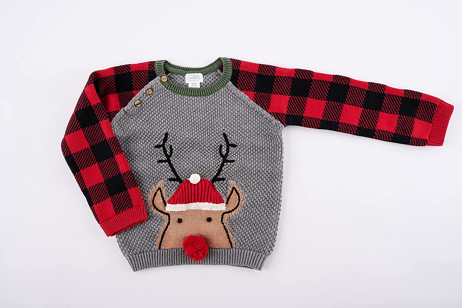 Detail Mud Pie Reindeer Sweater Nomer 32