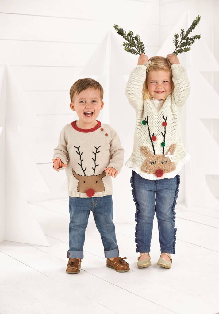 Detail Mud Pie Reindeer Sweater Nomer 5