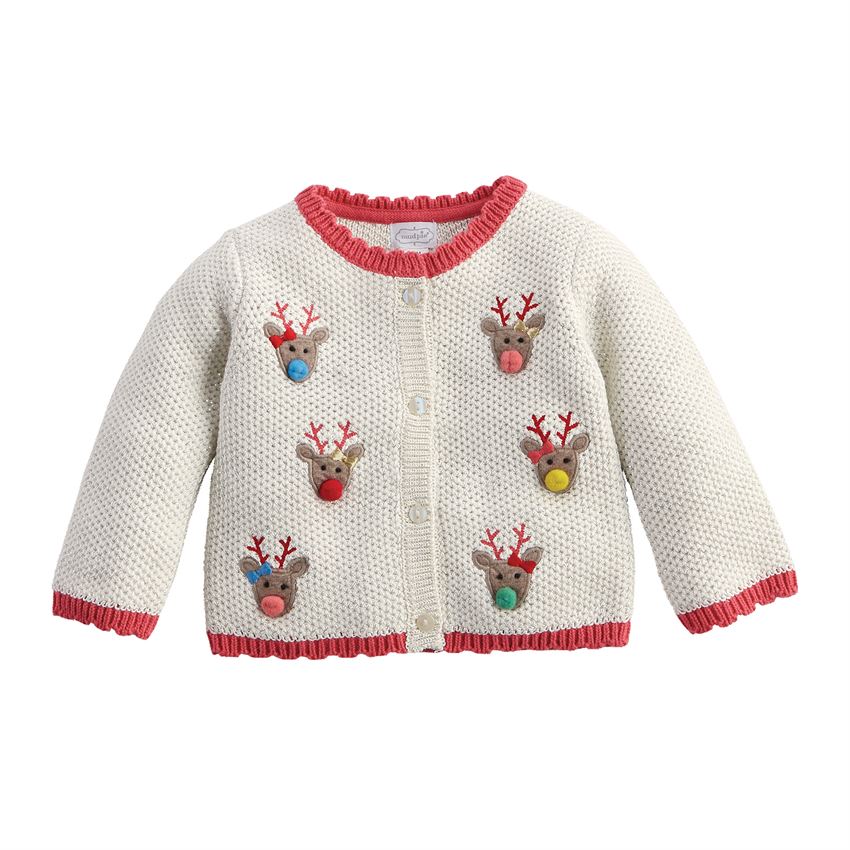 Detail Mud Pie Reindeer Sweater Nomer 7