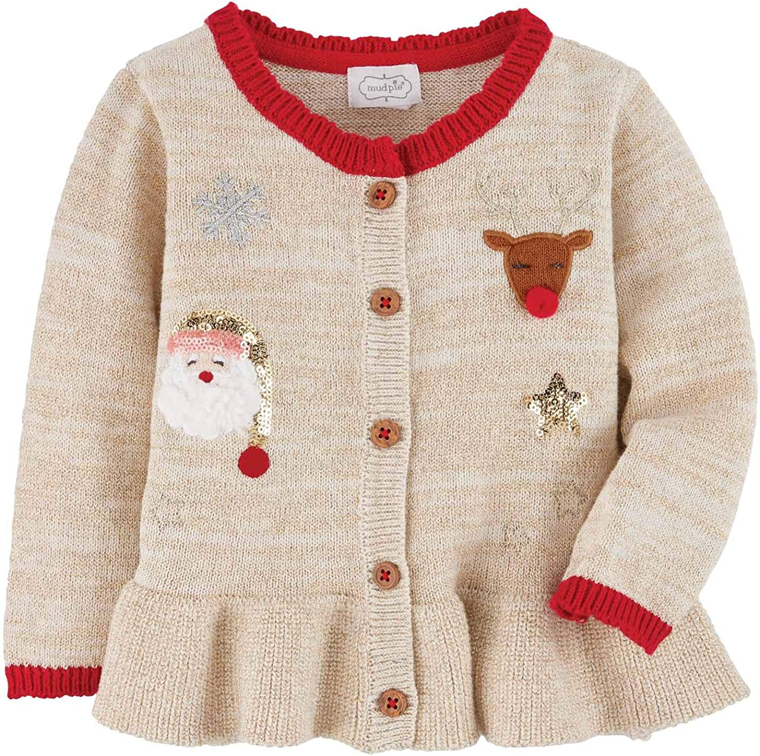 Detail Mud Pie Reindeer Sweater Nomer 8