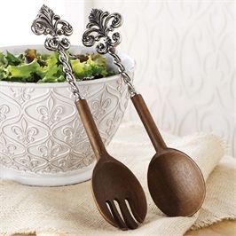 Detail Mud Pie Salad Servers Nomer 14