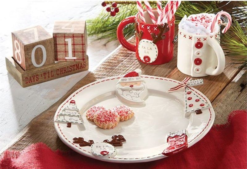 Detail Mud Pie Santa Cookie Plate Nomer 10