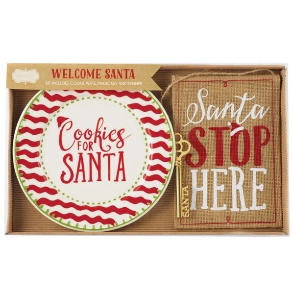 Detail Mud Pie Santa Cookie Plate Nomer 23