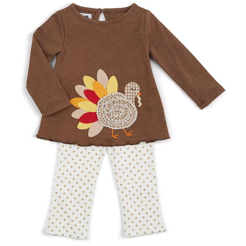 Detail Mud Pie Turkey Tunic And Leggings Nomer 6