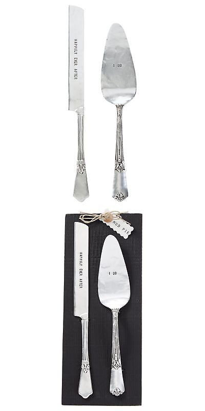 Detail Mud Pie Wedding Cake Knife Server Set Nomer 15