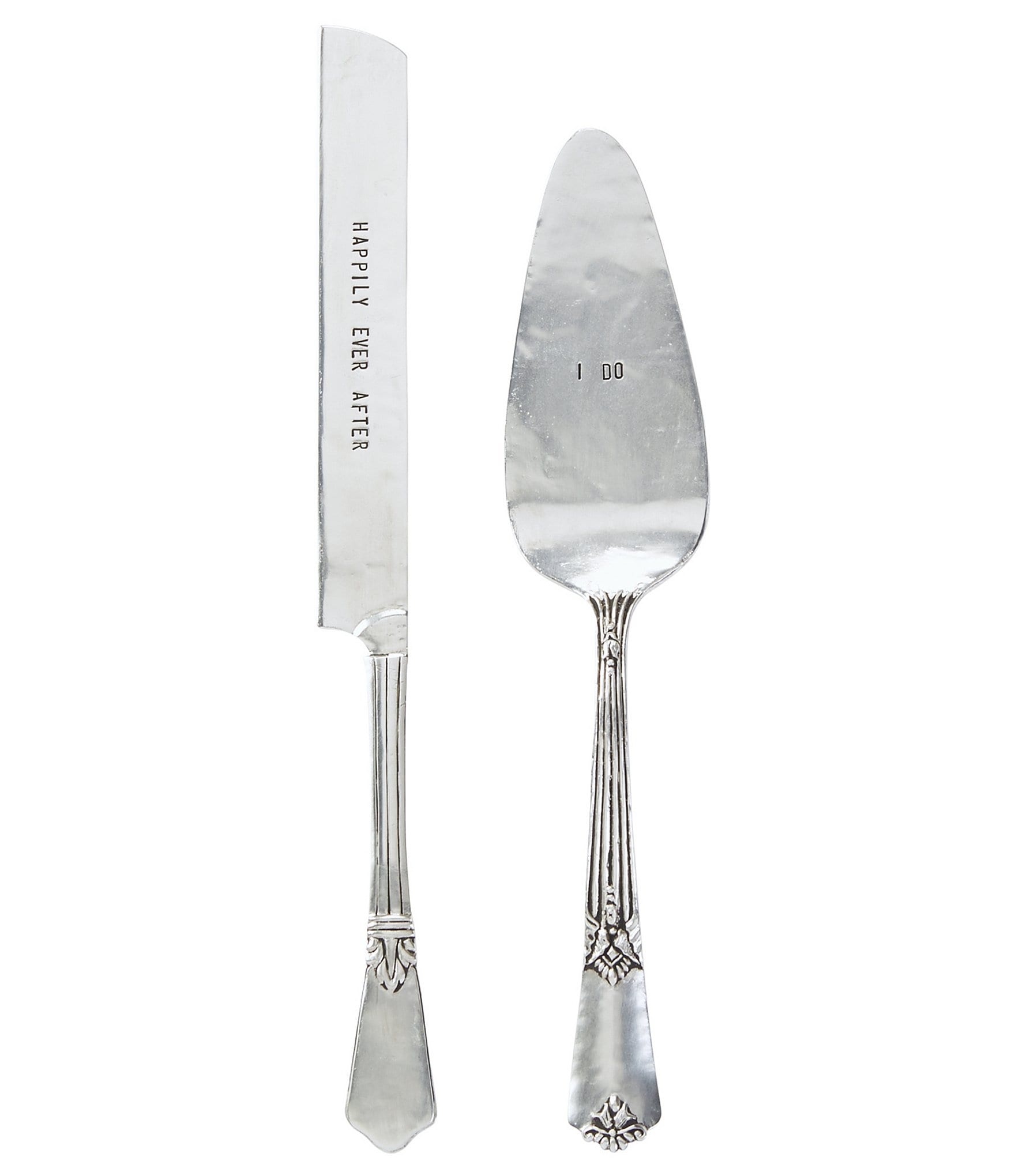 Detail Mud Pie Wedding Cake Knife Server Set Nomer 3