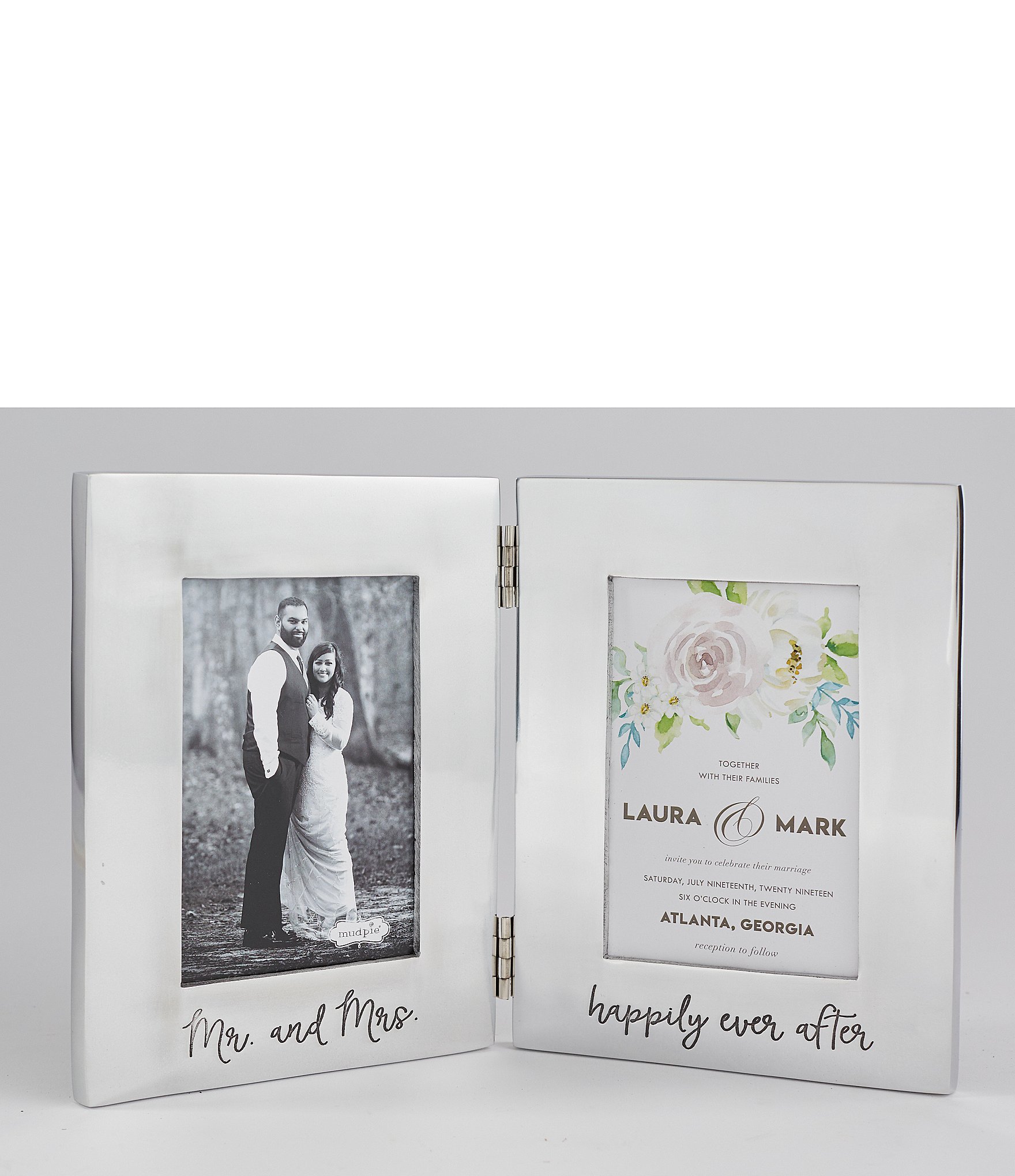 Detail Mud Pie Wedding Frames Nomer 2