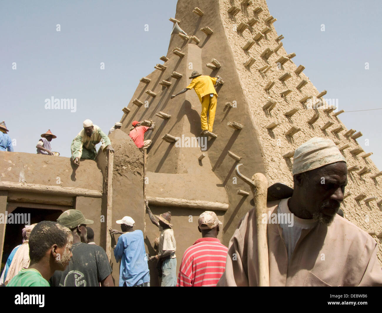 Detail Mud Pyramid Mosque Nomer 45