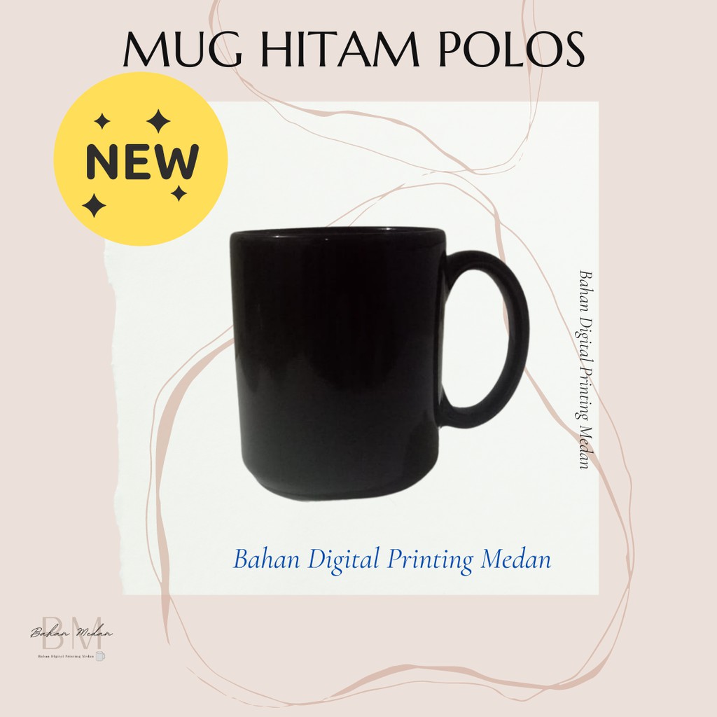 Detail Mug Hitam Polos Nomer 15