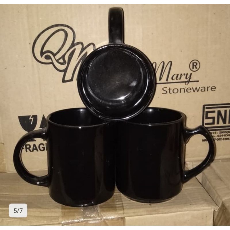 Detail Mug Hitam Polos Nomer 38