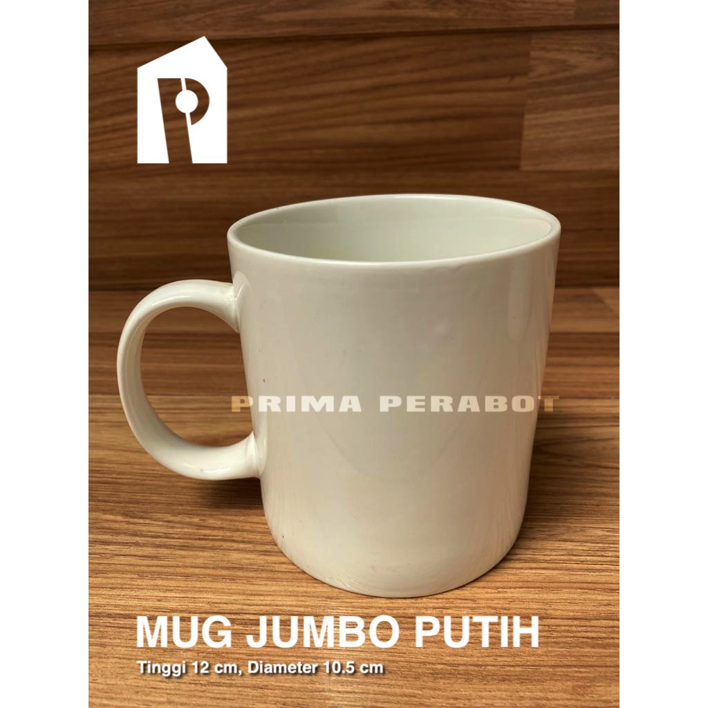 Detail Mug Putih Polos Nomer 40