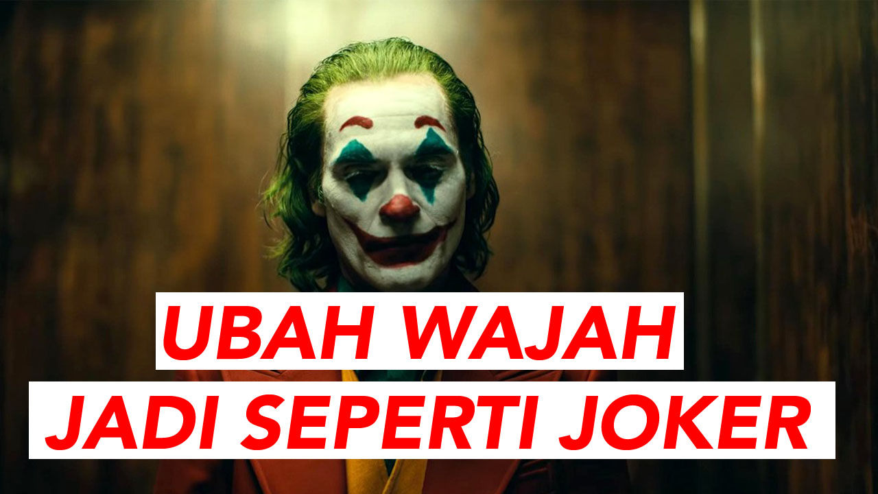 Detail Muka Joker Seram Nomer 51