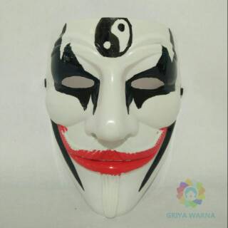 Detail Muka Joker Seram Nomer 55