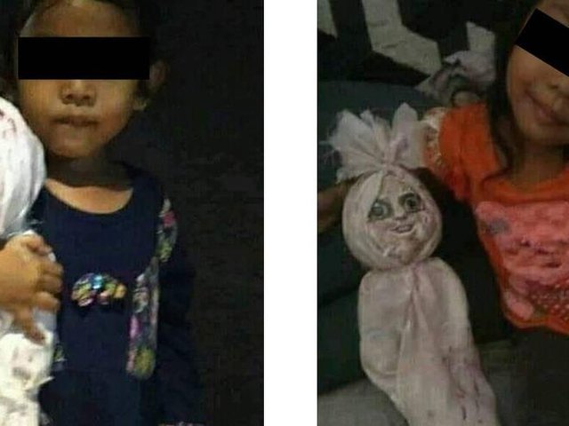 Detail Muka Pocong Seram Nomer 45