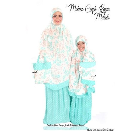 Detail Mukena Ibu Dan Anak Katun Jepang Nomer 19