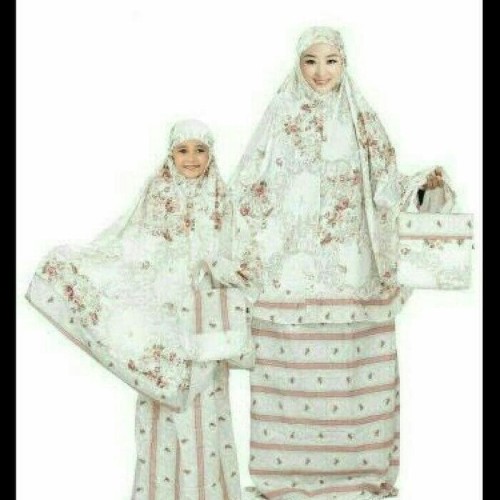 Detail Mukena Ibu Dan Anak Katun Jepang Nomer 28