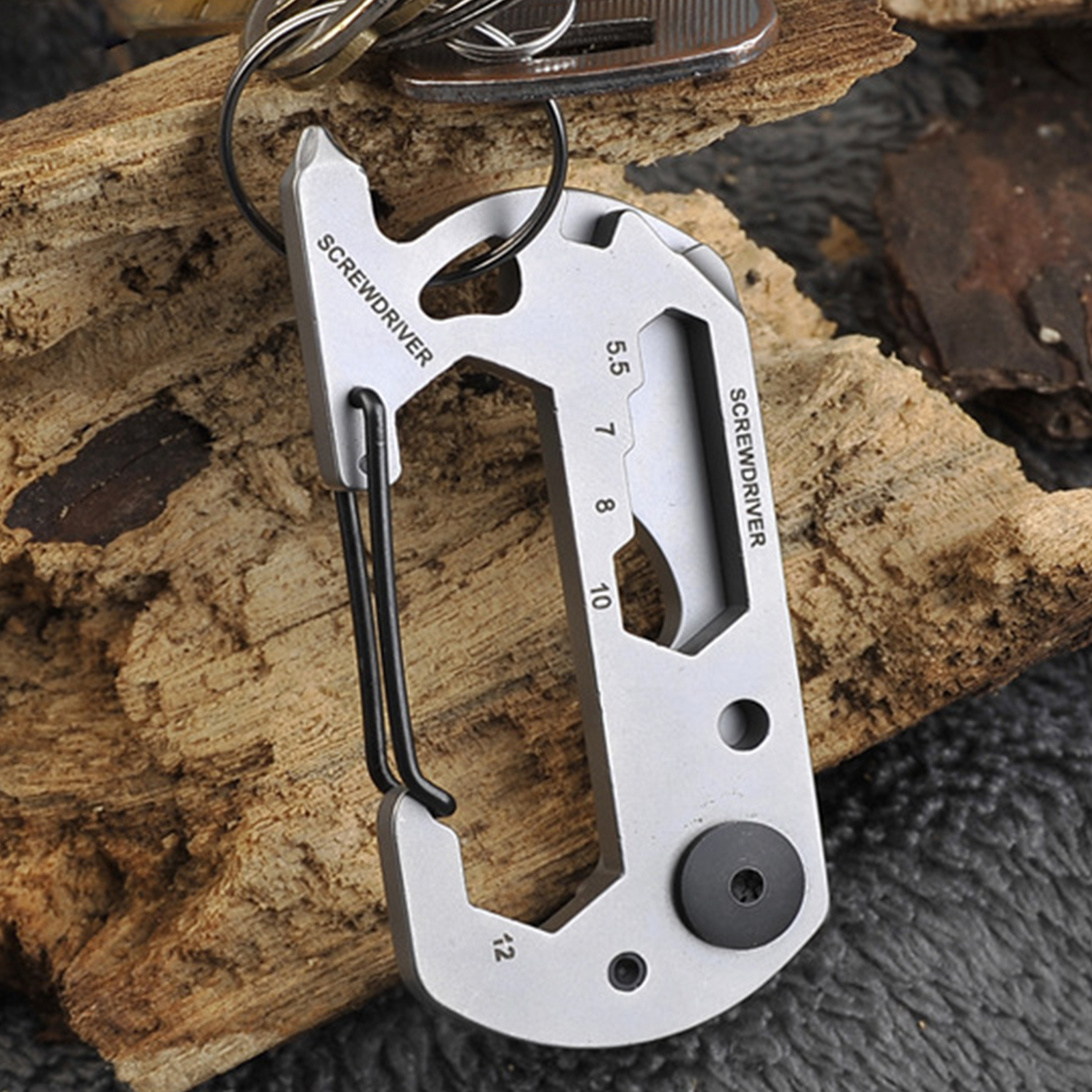 Detail Multi Tool Carabiner Keychain Nomer 13