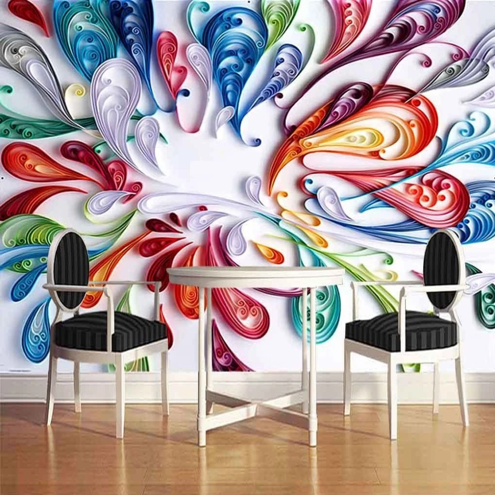 Detail Mural 3d Simple Nomer 55