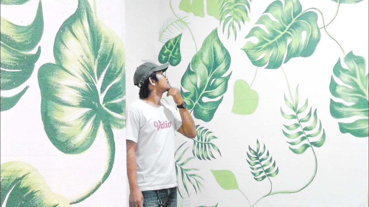 Detail Mural Daun Dinding Nomer 8