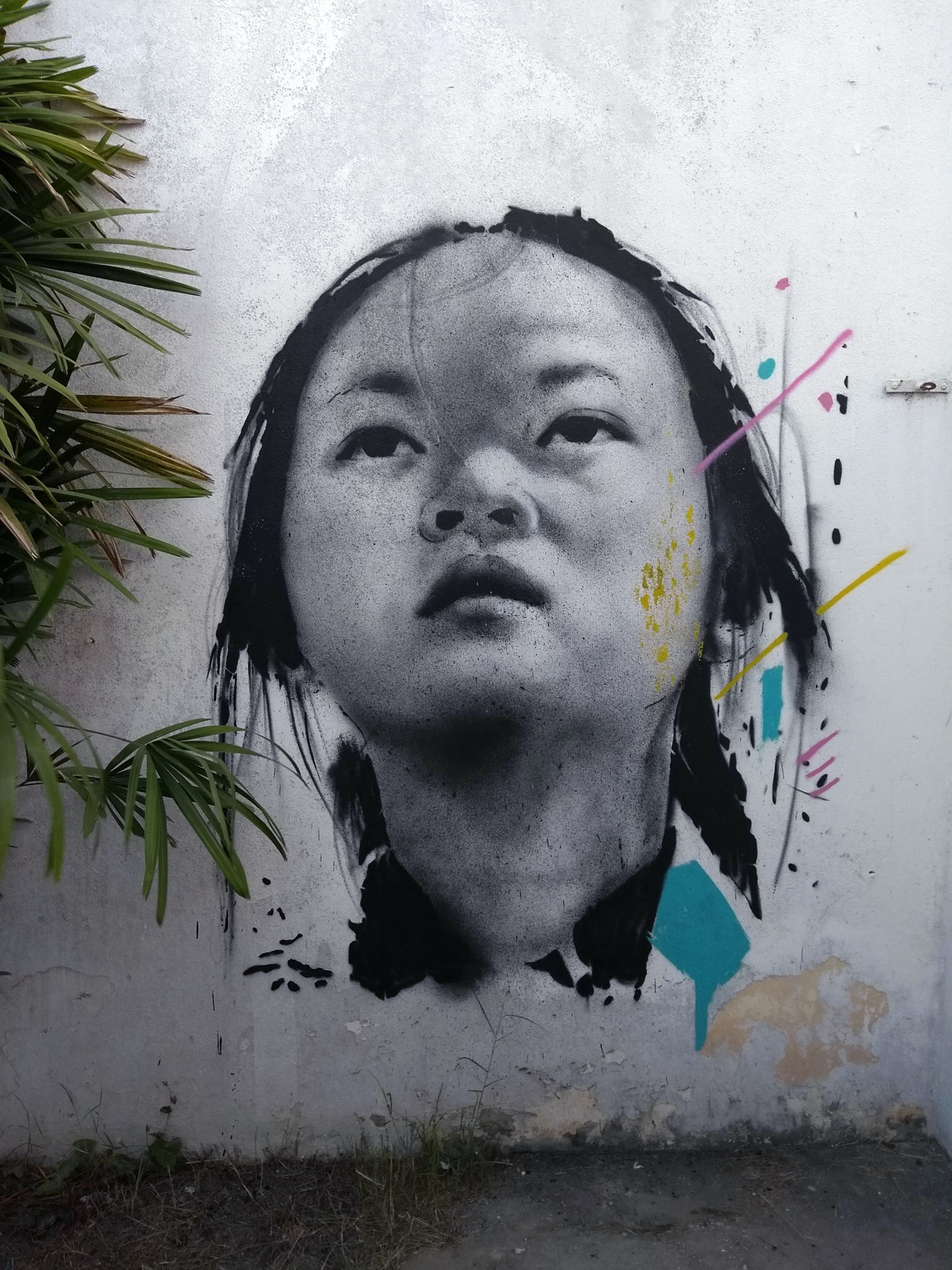 Detail Mural Street Art Hitam Putih Nomer 21